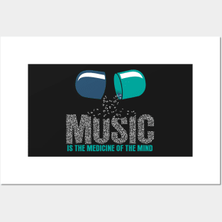 Music is medicine Posters and Art